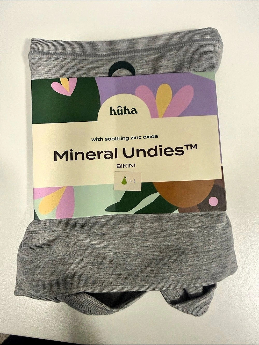 huha Mineral Undies Bikini Gray Small